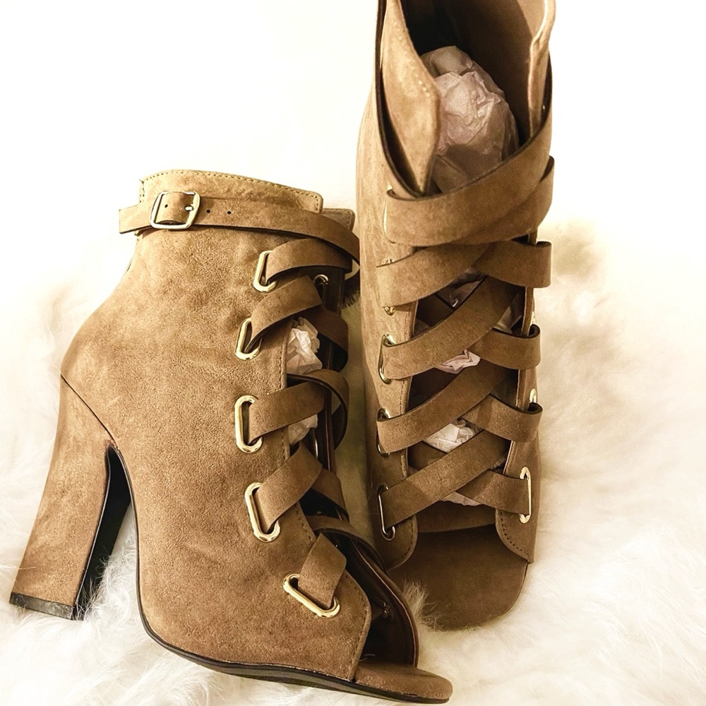 Peep Toe Booties